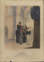 Monten, Dietrich Heinrich Maria - Offizier mit Kadetten