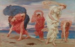 Leighton, Frederic, 1. Baron Leighton - Griechische Mädchen, Steinchen am Strand auflesend