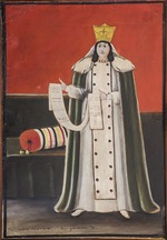 Pirosmani, Niko - Königin Tamar