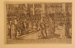 Unbekannter Künstler - Die Krönung von Leopold II. zum römischen Kaiser in Frankfurt am 9. Oktober 1790