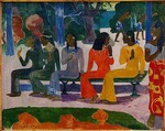Gauguin, Paul Eugéne Henri - Ta matete (Der Markt)