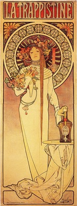 Mucha, Alfons Marie - Werbeplakat La Trappistine