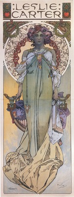 Mucha, Alfons Marie - Leslie Carter