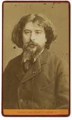 Nadar (Tournachon), Gaspard-Félix - Porträt von Schriftsteller Alphonse Daudet (1840-1897)