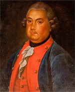 Unbekannter Künstler - Porträt von Alexei Fjodorowitsch Puschkin (1717-1777)