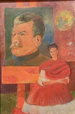 Kahlo, Frida - Selbstporträt mit Stalin
