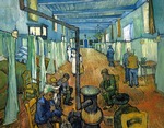 Gogh, Vincent, van - Der Krankensaal des Hospitals von Arles