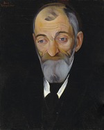 Grigorjew, Boris Dmitriewitsch - Porträt von Philosoph Leo Schestow (1866-1938)