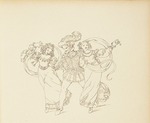 Schwind, Moritz Ludwig, von - Illustration zur Oper Die Hochzeit des Figaro von Wolfgang Amadeus Mozart