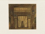 Percier, Charles - Bühnenbildentwurf zur Oper Les Mystères d'Isis von Wolfgang Amadeus Mozart