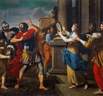 Romanelli, Giovanni Francesco - Jephta erblickt seine Tochter