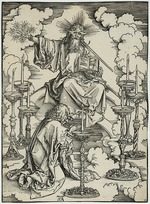 Dürer, Albrecht - Die Vision der sieben Leuchter. Aus Apocalypsis cum Figuris