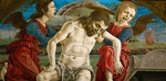 Tura, Cosimo - Leichnam Christi, von Engeln gehalten