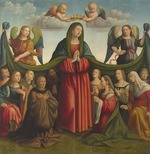 Botticini, Raffaello - Madonna della Misericordia (Madonna der Barmherzigkeit)