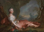 Nattier, Jean-Marc - Prinzessin Marie Adélaïde von Frankreich (1732-1800) als Diana