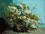 Courbet, Gustave - Blütenzweige und Blumen