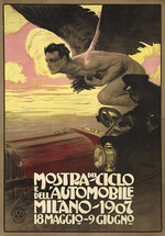 Metlicovitz, Leopoldo - Mostra del Ciclo e dell'Automobile, Milano
