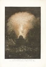 Piranesi, Francesco - Fuoco Artificiale detto la Girandola (Feuerwerk über dem Castel  Sant'Angelo)