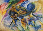 Boccioni, Umberto - Dynamik eines Radfahrers (Dinamismo di un Ciclista)