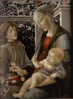 Botticelli, Sandro, (Werkstatt) - Madonna und Kind mit Engel