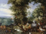 Brueghel, Jan, der Ältere - Adam und Eva im Paradies