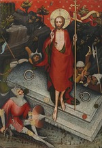 Meister von Wittingau - Die Auferstehung. Wittingauer Altar, Vorderseite