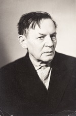 Unbekannter Fotograf - Porträt von Maler Iwan Alexejewitsch Kudrjaschow (1896-1972)