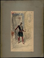 Edel, Alfredo - Kostümentwurf zur Oper Otello von Giuseppe Verdi, Welturaufführung, La Scala, 5. Februar 1887