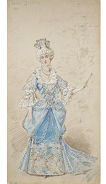 Edel (Colorno), Alfredo - Kostümentwurf zur Oper La Traviata von Giuseppe Verdi