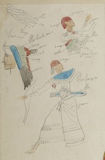 Lacoste, Pierre-Eugène - Kostümentwurf zur Oper Aida von Giuseppe Verdi, Paris, Théâtre national de l'Opéra, 22.03.1880