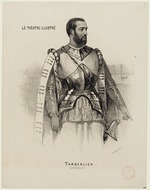 Unbekannter Künstler - Enrico Tamberlik (1820-1889) als Otello in Oper Otello von Giuseppe Verdi