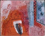 Dufy, Raoul - Stillleben im Geige. Hommage an Bach