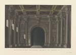 Schinkel, Karl Friedrich - Bühnenbildentwurf zum Trauerspiel Die Braut von Messina von Friedrich Schiller
