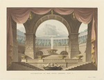 Schinkel, Karl Friedrich - Bühnenbildentwurf zur Oper Armide von Christoph Willibald Gluck