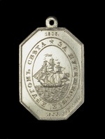 Orden und Ehrenzeichen - Gedenkmedaille zur Reise um die Welt mit dem Segelschiff Nadeschda