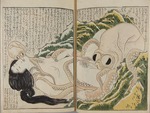 Hokusai, Katsushika - Der Traum der Fischersfrau