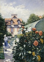 Caillebotte, Gustave - Dahlien, Garten von Petit Gennevilliers