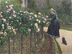 Caillebotte, Gustave - Rosen, Garten von Petit Gennevilliers