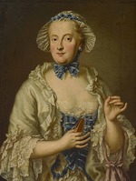 Desmarées, George - Kurfürstin Maria Anna Sophie von Bayern, Prinzessin von Polen und Sachsen (1728-1797), eine Garnhaspel haltend