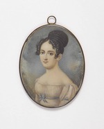 Unbekannter Künstler - Porträt von Clara Wieck-Schumann (1819-1896)