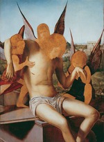 Antonello da Messina - Pietà mit drei Engeln