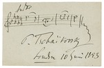Tschaikowski, Pjotr Iljitsch - Das musikalische Zitat von Op. 16 No. 1: Wiegenlied in A-Flat Minor