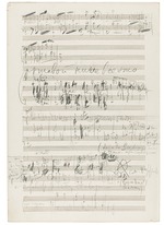 Tschaikowski, Pjotr Iljitsch - Manuskript der Orchestersuite Nr. 2, Op. 53
