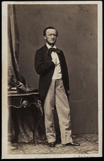 Angerer, Ludwig - Porträt von Komponist Richard Wagner (1813-1883)
