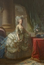 Vigée Le Brun, Louise Élisabeth - Porträt von Marie Antoinette (1755-1793), Königin von Frankreich und Navarra