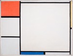 Mondrian, Piet - Komposition mit rot, gelb und blau