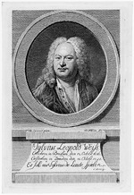 Denner, Balthasar - Porträt von Sylvius Leopold Weiss (1686-1750)