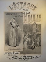 Maurou, Paul - Plakat zur Oper L'attaque du moulin von Alfred Bruneau