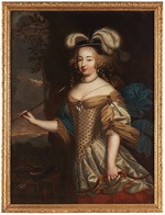 Mignard, Pierre - Françoise-Athénaïs de Rochechouart, marquise de Montespan (1640-1707) als Diana