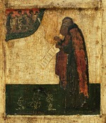 Russische Ikone - Heiliger Alexander von Swir